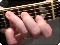 steel string neck C chord